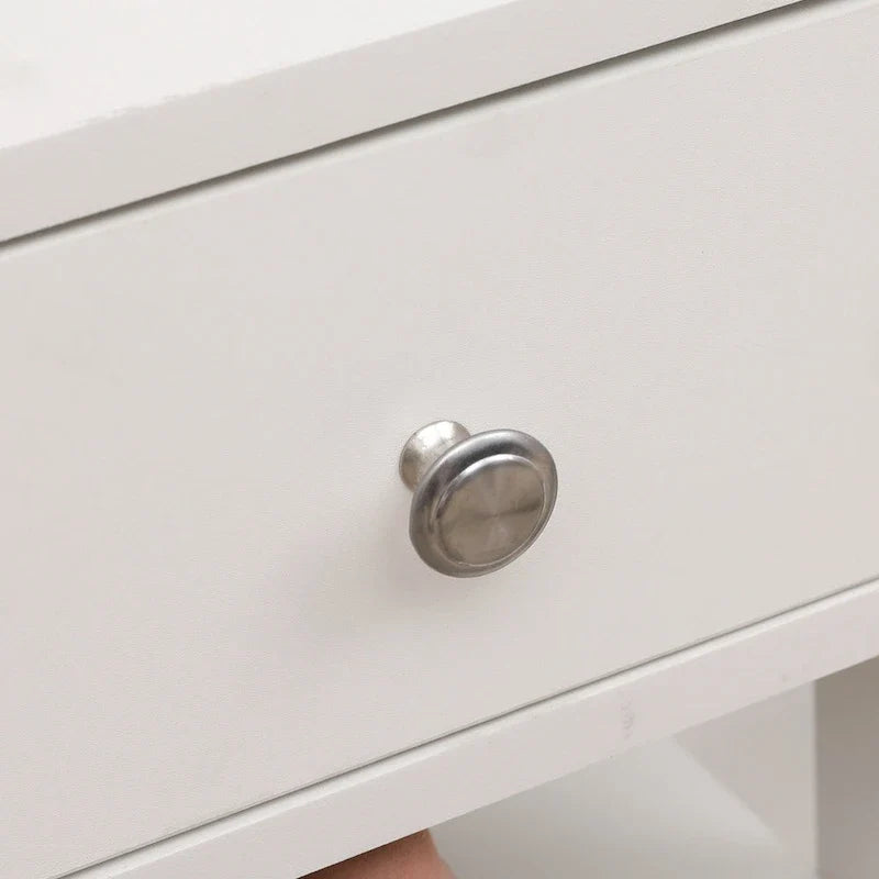 Meuble à chaussures moderne et minimaliste en bois avec 2 tiroirs, meuble à chaussures à 4 niveaux pour l’entrée
