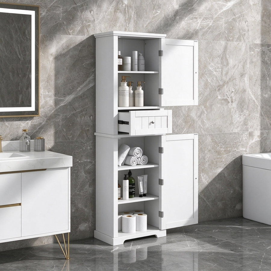 Armoire de rangement pour salle de bains