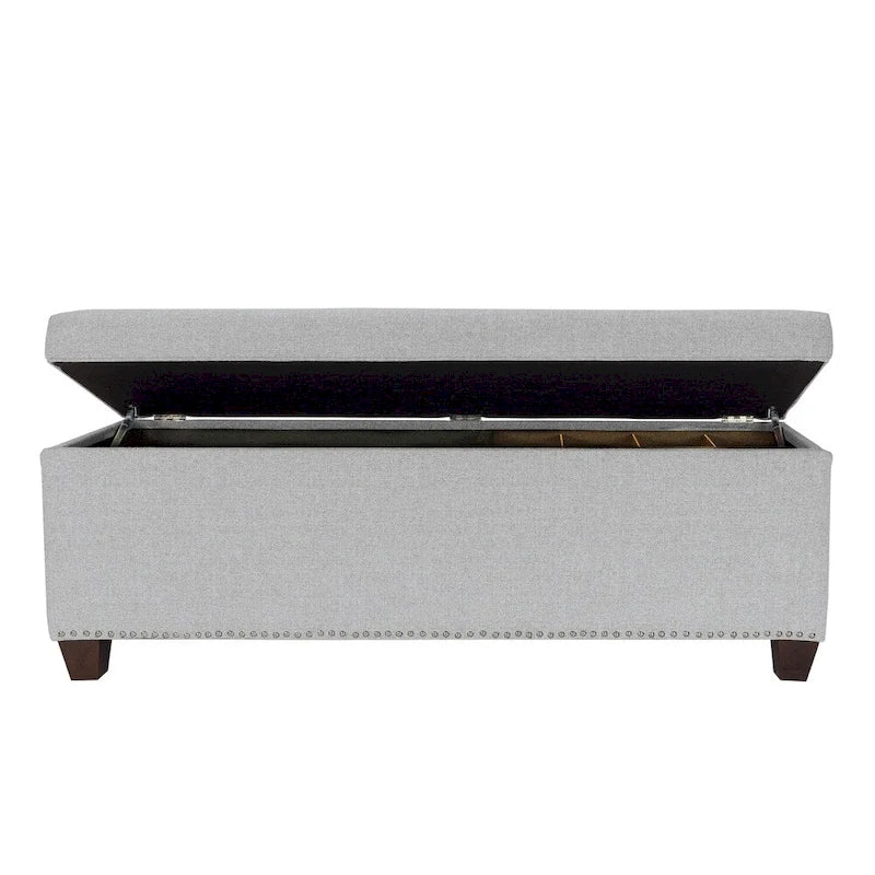 6 Button Nail Linen & Bed Storage Bench