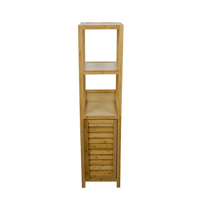 Porch & Den Burning Tree Solid Bamboo Spa Storage Tower Cabinet