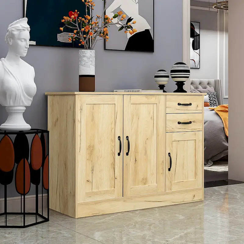Sideboards im französischen Landhausstil, Aufbewahrungsschränke mit zwei Trennwänden