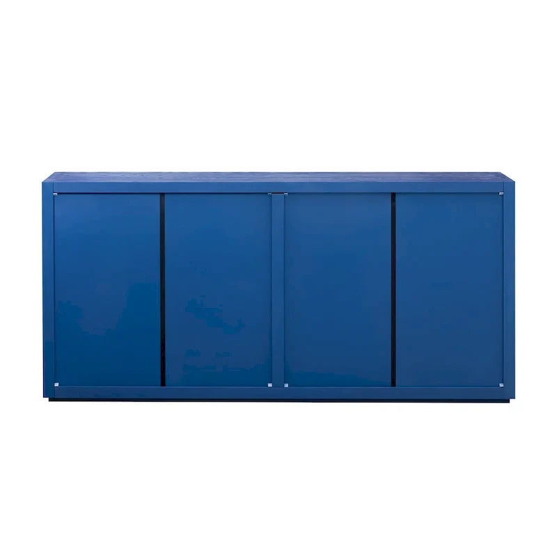 Besondere Merkmale eines viertürigen Sideboards mit Eschenfurnier, geeignet für Flur, Eingangsbereich und Wohnzimmer