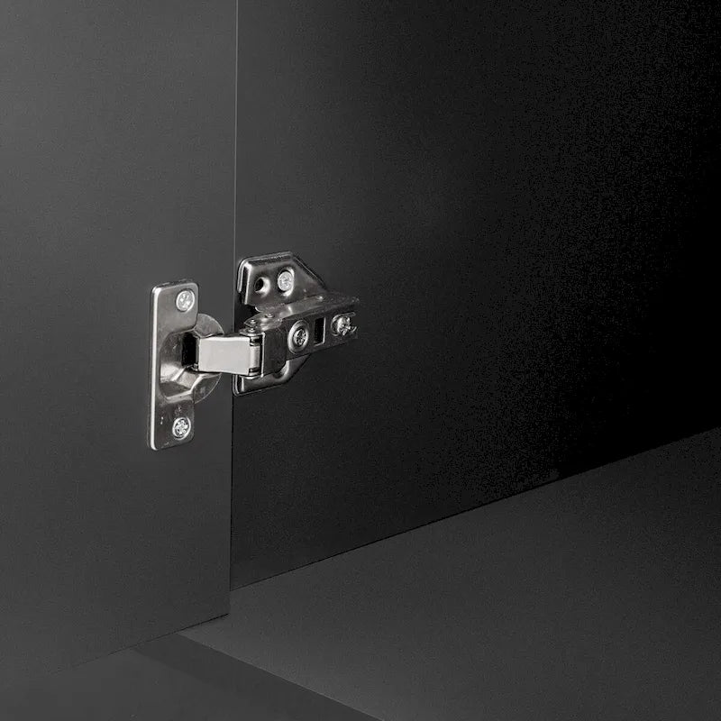 Meuble de rangement au design incurvé avec étagères réglables pour les salons