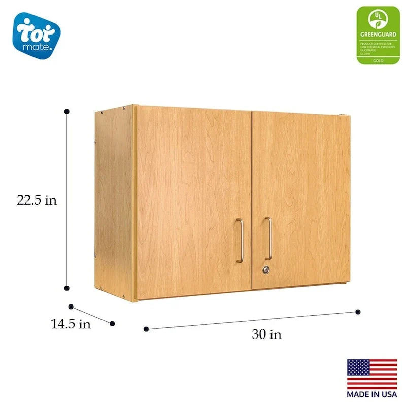 Hängeschrank mit Holzmaserung