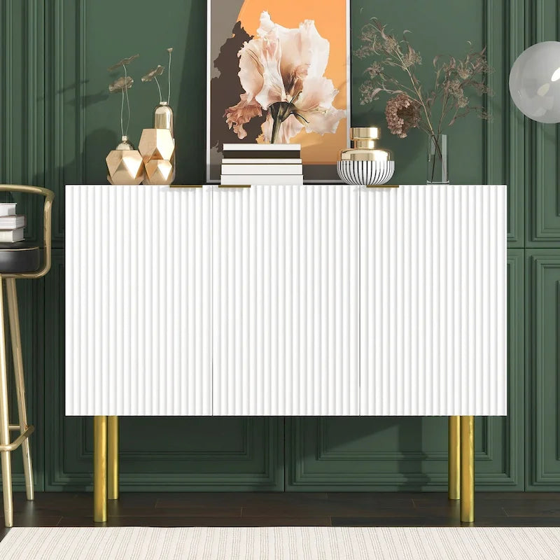 47 Buffet-Sideboard im modernen, schlichten Luxus-Stil mit verstellbaren Einlegeböden