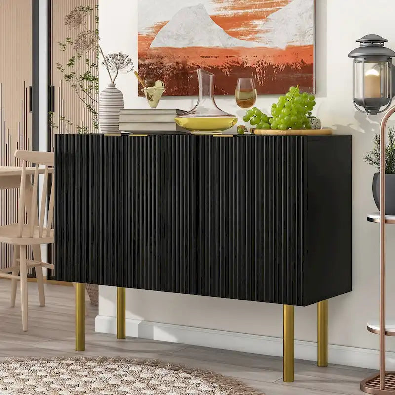47 Buffet-Sideboard im modernen, schlichten Luxus-Stil mit verstellbaren Einlegeböden