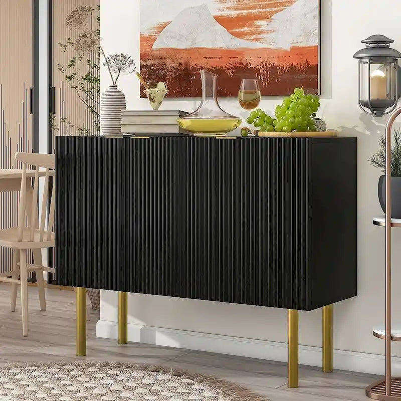 47 Buffet-Sideboard im modernen, schlichten Luxus-Stil mit verstellbaren Einlegeböden