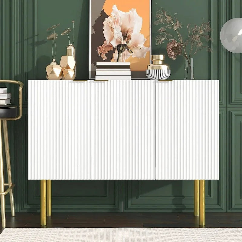 47 Buffet-Sideboard im modernen, schlichten Luxus-Stil mit verstellbaren Einlegeböden