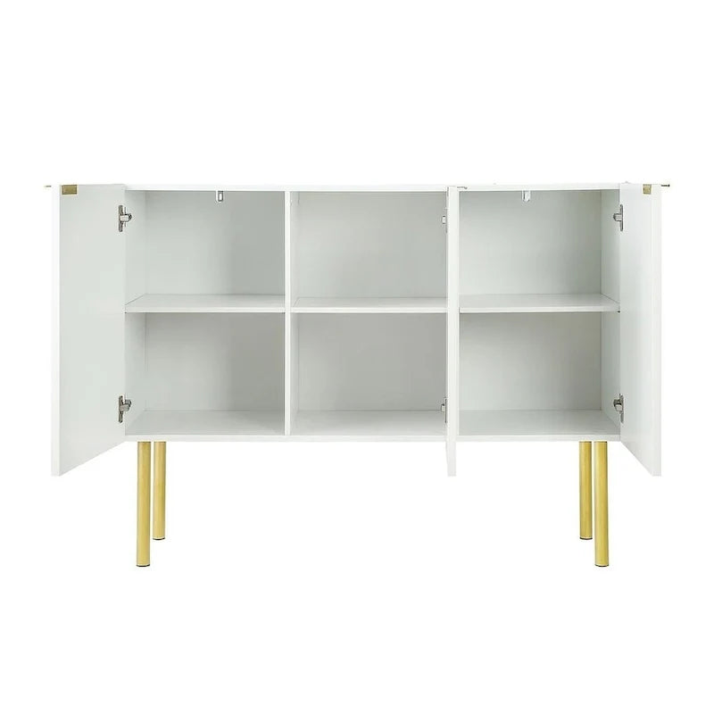 47 Buffet-Sideboard im modernen, schlichten Luxus-Stil mit verstellbaren Einlegeböden