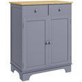 Buffet-Sideboard, Küchenschrank mit Doppeltür, Kaffeebar mit Stauraum, 2 Schubladen und verstellbarem Einlegeboden