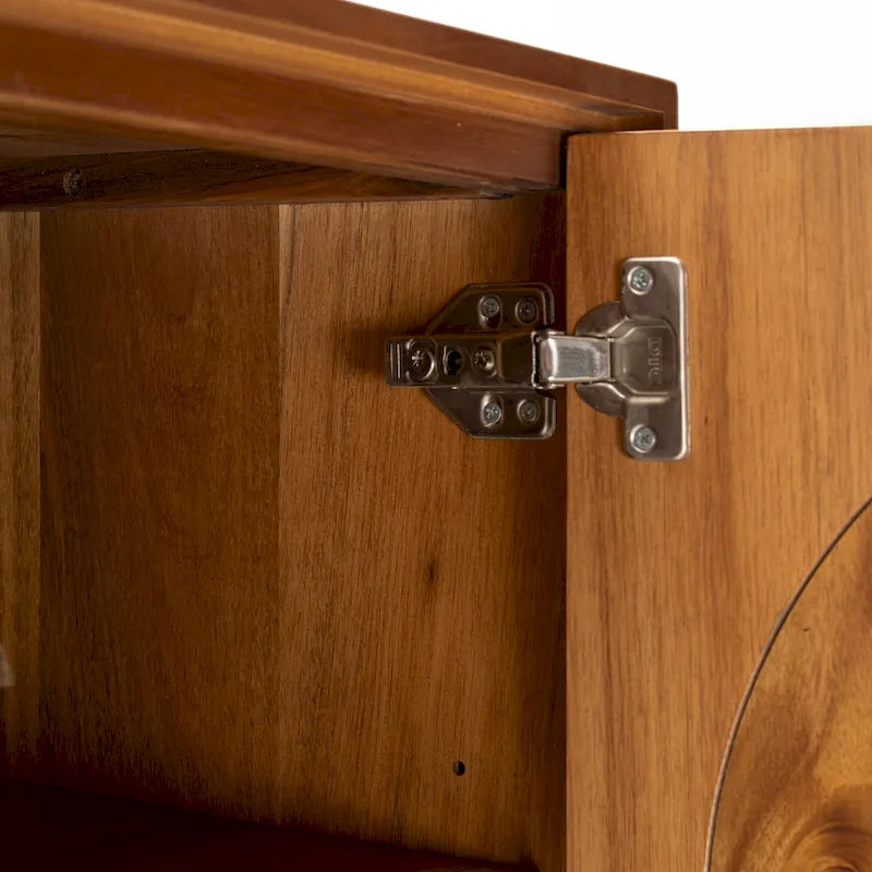 Breites modernes Sideboard in Walnussoptik