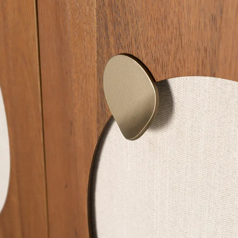 Breites modernes Sideboard in Walnussoptik