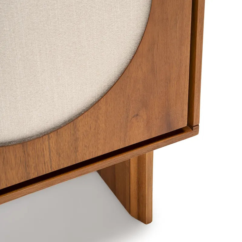 Breites modernes Sideboard in Walnussoptik
