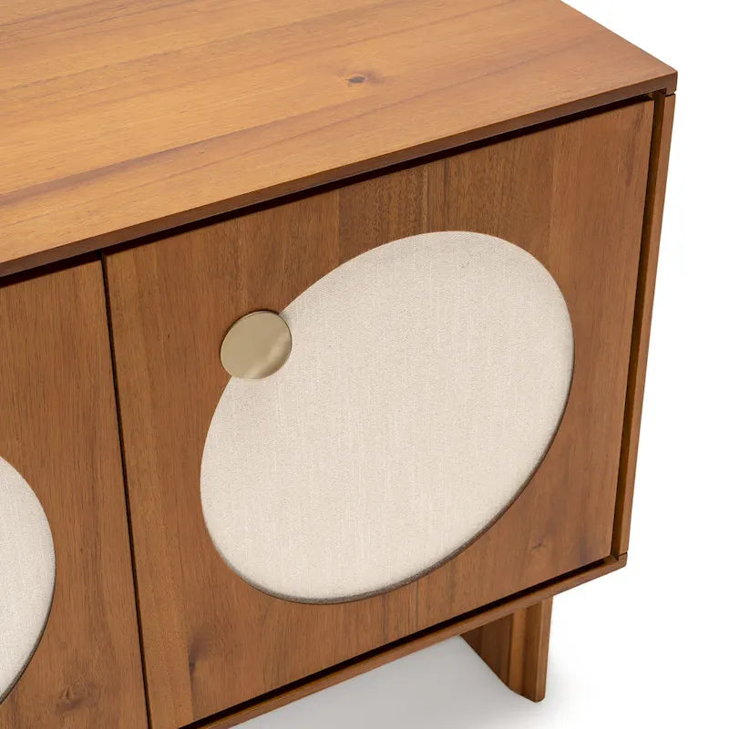 Breites modernes Sideboard in Walnussoptik