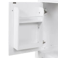 Mueble de baño con lavabo, puerta y dos cajones