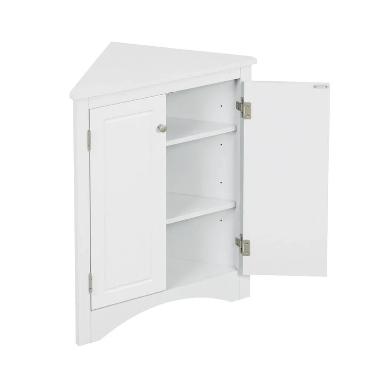 Bathroom Storage Cabinet with Adjustable Shelves Freestanding Floor Cabinet
