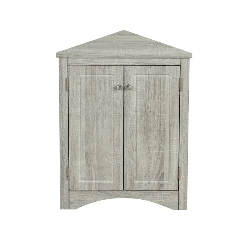 Bathroom Storage Cabinet with Adjustable Shelves Freestanding Floor Cabinet