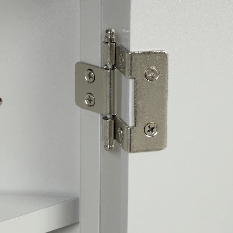 Bathroom Storage Cabinet with Adjustable Shelves Freestanding Floor Cabinet
