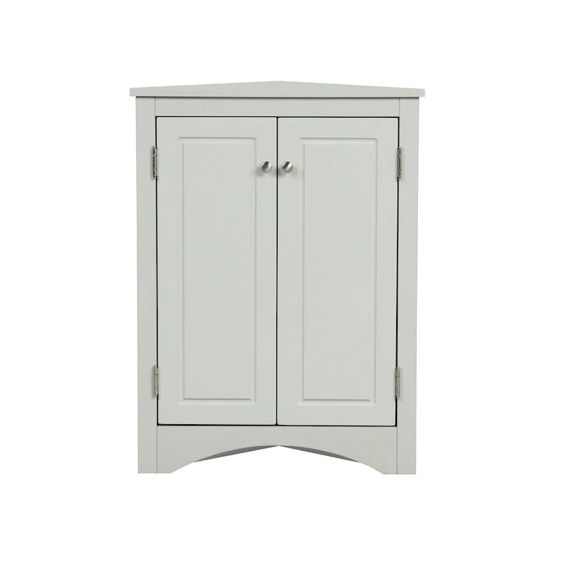 Bathroom Storage Cabinet with Adjustable Shelves Freestanding Floor Cabinet