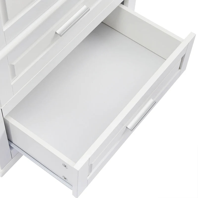 Armoire de rangement haute avec trois tiroirs