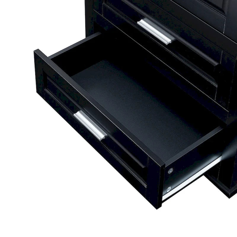 Armoire de rangement haute avec trois tiroirs
