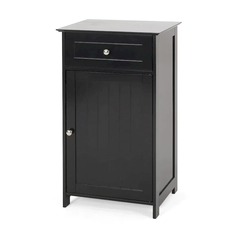 Dunkelgrauer Badezimmer-Bodenschrank