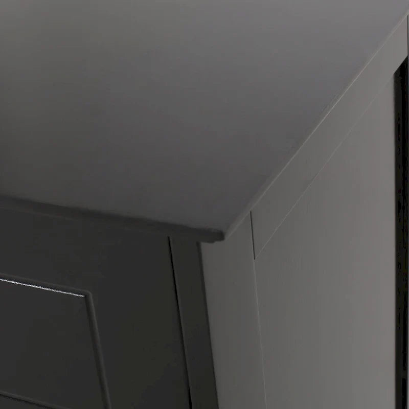 Dunkelgrauer Badezimmer-Bodenschrank