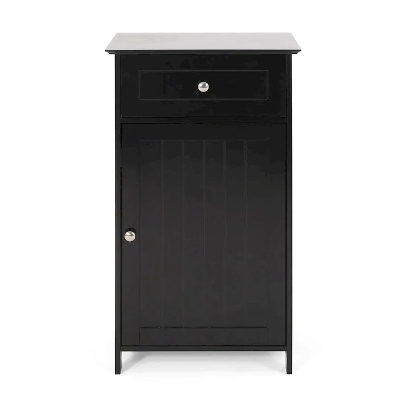 Dunkelgrauer Badezimmer-Bodenschrank