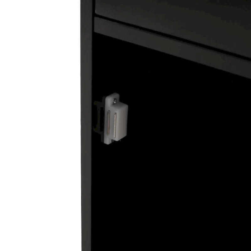 Dunkelgrauer Badezimmer-Bodenschrank