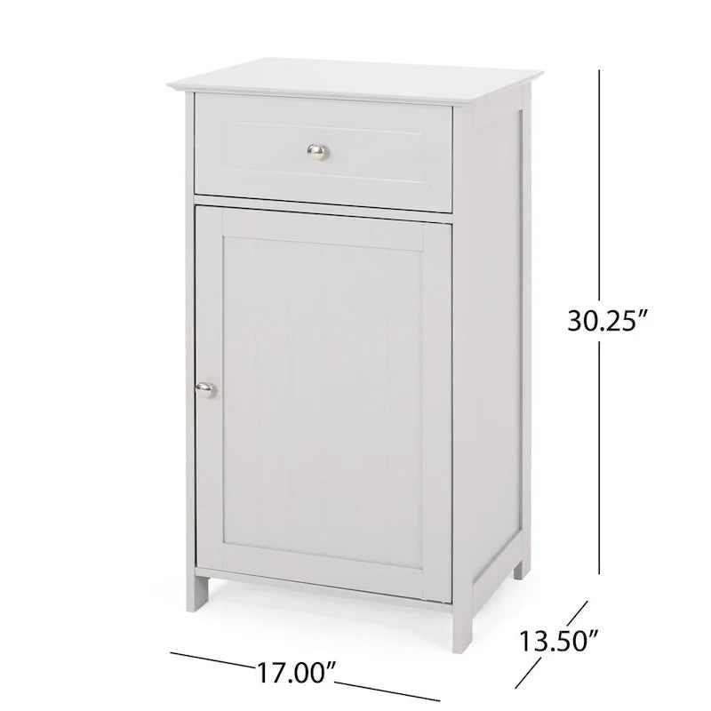 Dunkelgrauer Badezimmer-Bodenschrank