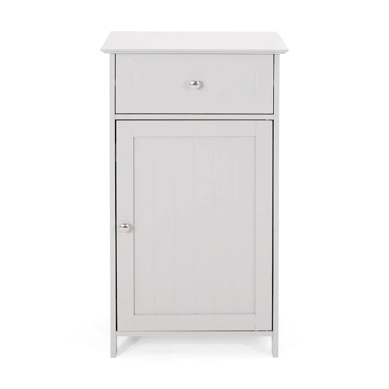 Dunkelgrauer Badezimmer-Bodenschrank