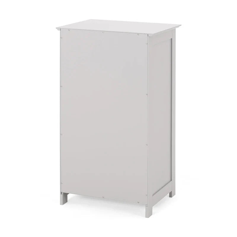 Dunkelgrauer Badezimmer-Bodenschrank